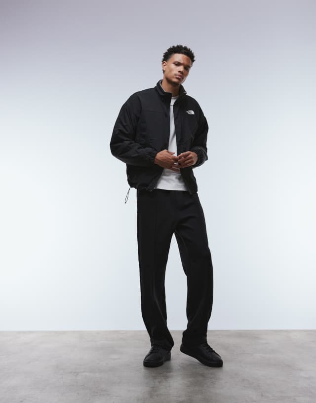 The North Face yumiori reversible fleece jacket in black and gray