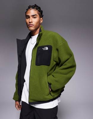 The North Face Reversible Fleece Jacket Wind Protection In Gray