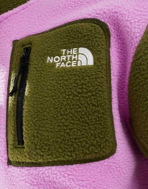 The North Face – Yumiori – Rosa, blockfärgad fleecetröja med dragkedja, 2 av 4