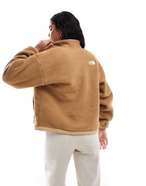 The North Face - Yumiori - Veste polaire réversible - Kaki et marron, 3 de 4