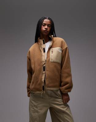 The North Face - Yumiori - Wendejacke aus Fleece in Beige-Neutral