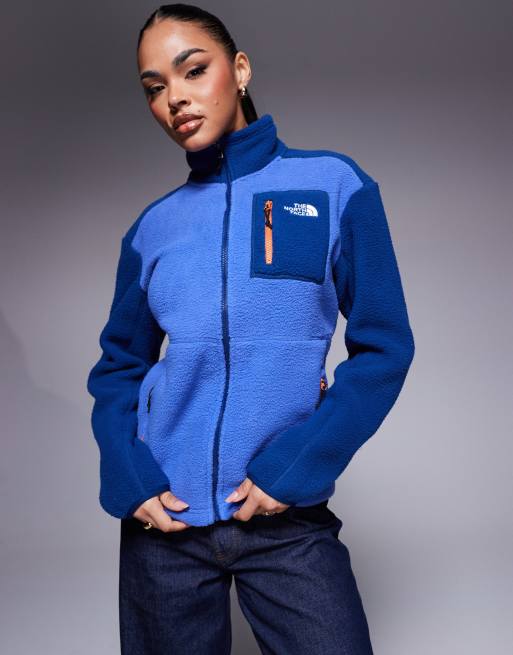 The North Face – Yumiori – Zapinana na suwak niebieska bluza polarowa