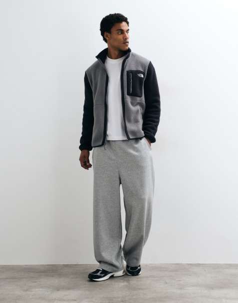 The North Face Yumioro full zip fleece in grey and black - view 1