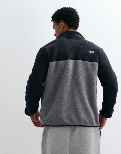 The North Face Yumioro pile con zip intera grigio e nero, 5 di 5