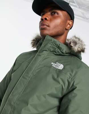 north face khaki parka