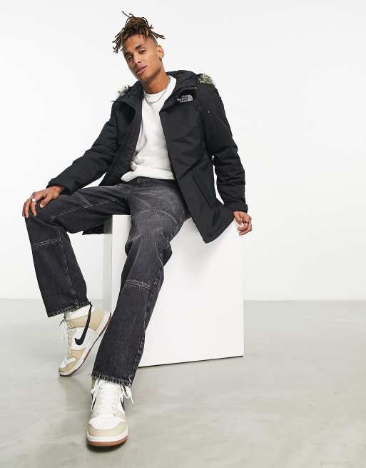 The North Face Zaneck hooded waterproof parka jacket in black, 2 of 4