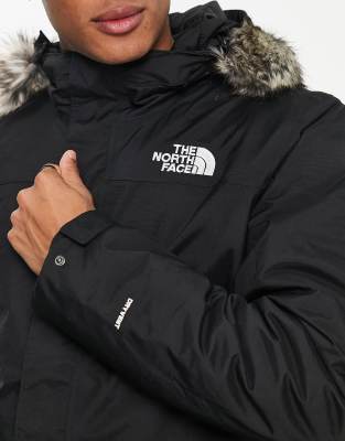 north face zaneck parka mens black