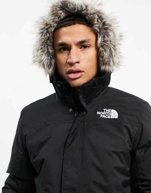 Parka noir shop north face