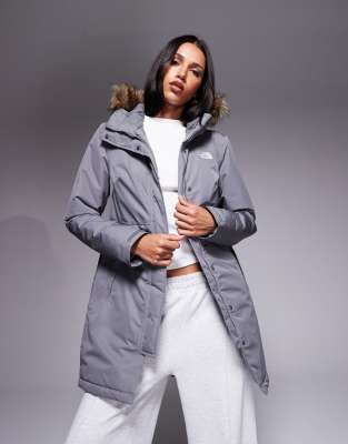 The North Face - Zaneck - Parka in rauchigem Perlgrau
