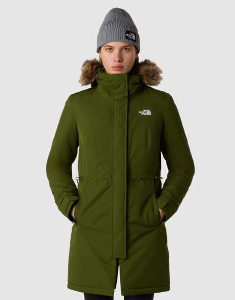 The North Face Zaneck parka in woodland green - view 1