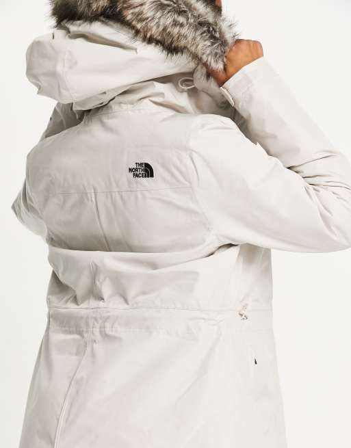 North face zaneck 2024 parka womens grey