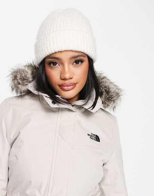 The North Face Zaneck parka jacket in beige GREY