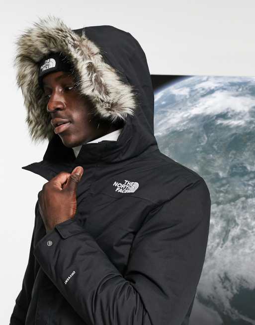 The North Face – Zaneck – Svart parkas med huva, 3 av 4