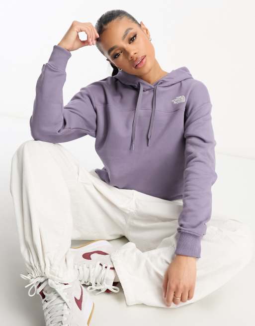 The North Face - Zumu - Felpa in pile viola con cappuccio