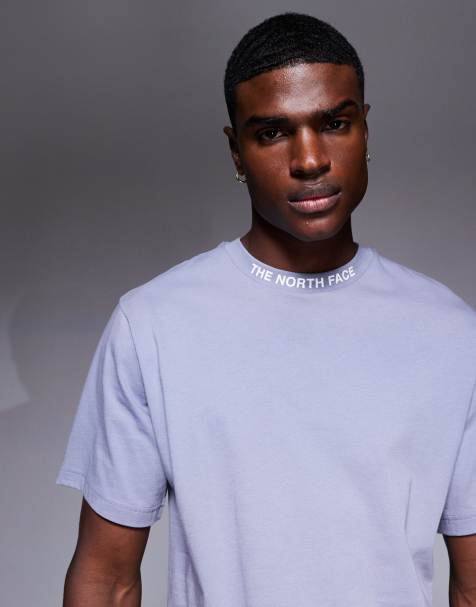 The North Face Zumu neck logo t-shirt in purple