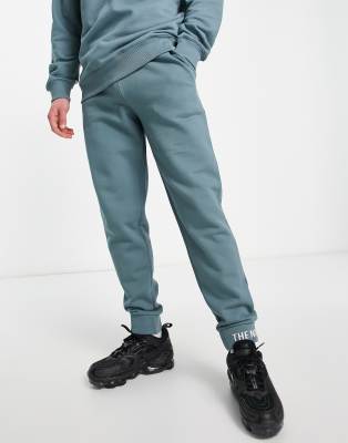 north face joggers blue