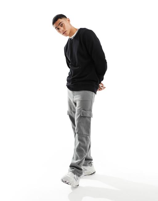 The North Face Zumu fleece sweatshirt with neck logo in black, 2 of 4