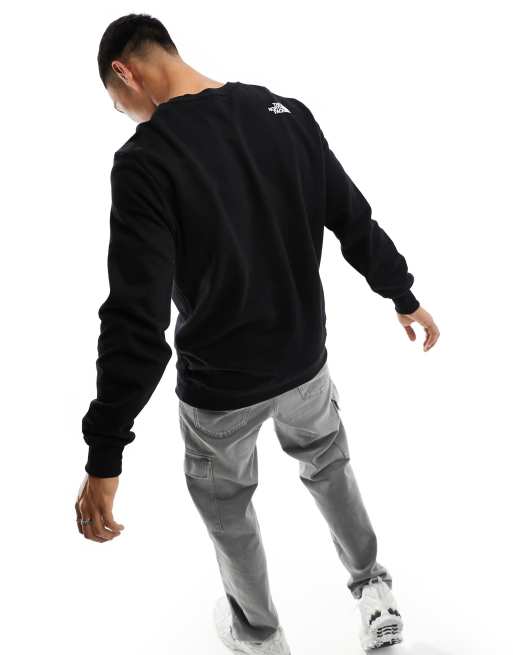 The North Face Zumu fleece sweatshirt with neck logo in black, 3 of 4
