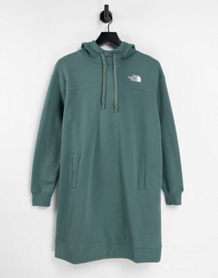 The North Face Zumu hooded dress in green