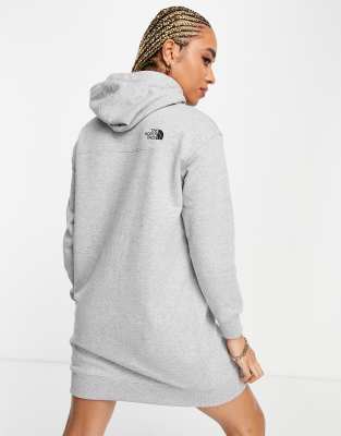 gray hooded dress