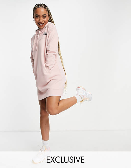 Designer Brands The North Face Zumu hooded dress in pink Exclusive at  
