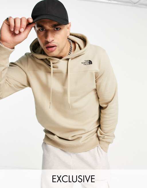 Tan north outlet face sweatshirt