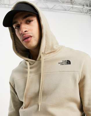 north face beige hoodie