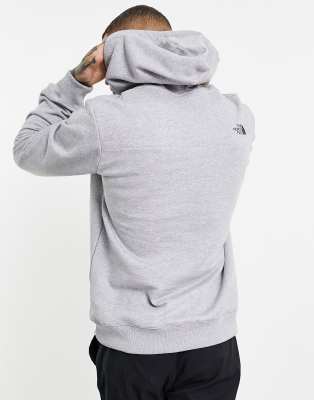 the north face mens grey hoodie