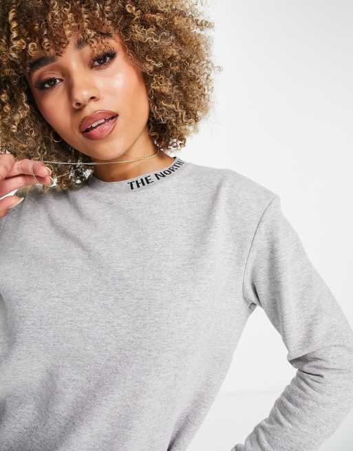 The north face hot sale grey jumper