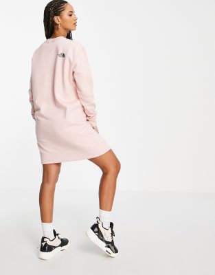 asos pink jumper dress