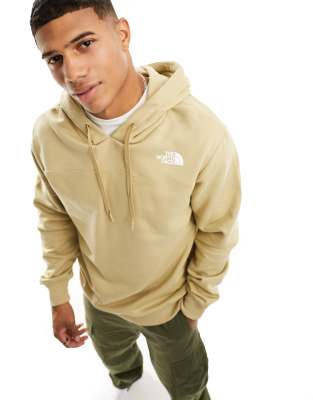 The North Face Mountain Outline back print sweatshirt in stone