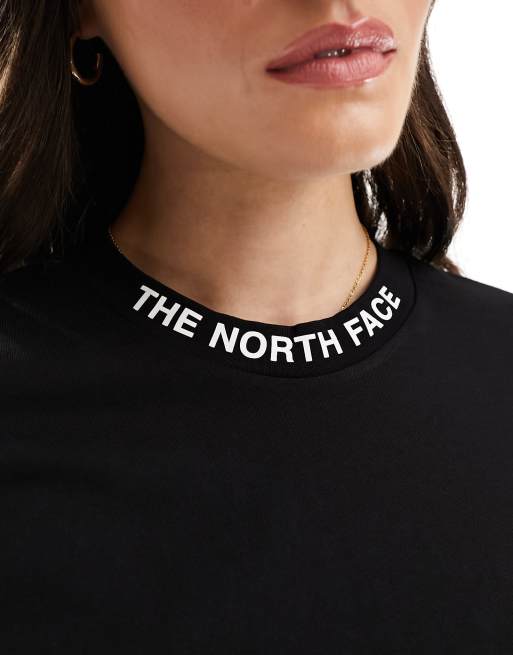The North Face Zumu logo t-shirt in off black, 4 of 4
