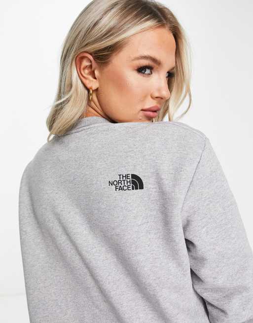 The North Face Zumu long sleeve t-shirt dress in gray | ASOS
