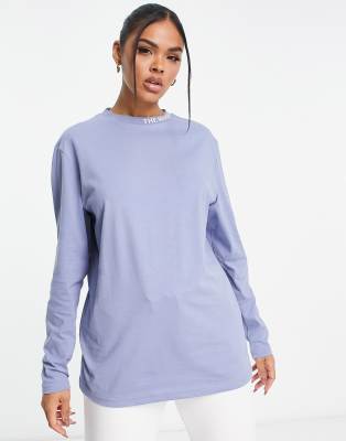 The North Face Zumu long sleeve t-shirt in blue