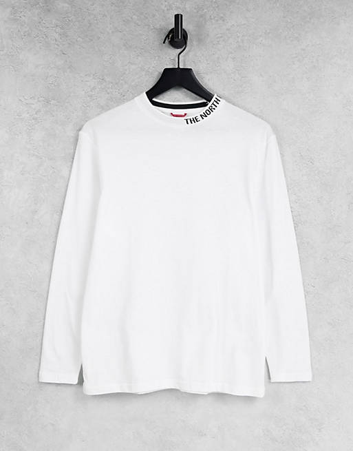 The North Face Zumu long sleeve t-shirt in white