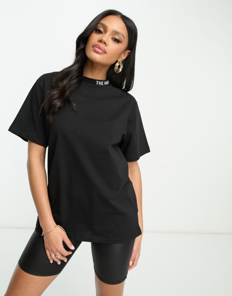 boohoo Basic Oversized Boyfriend T-Shirt - Black - Size S