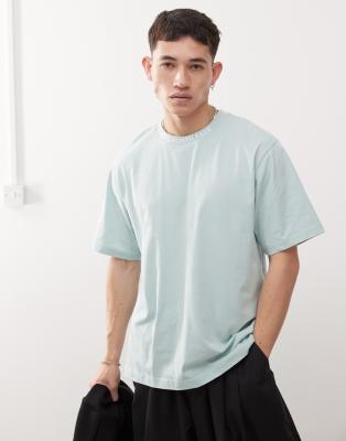 The North Face The North Face Zumu neck logo t-shirt in pine-Green