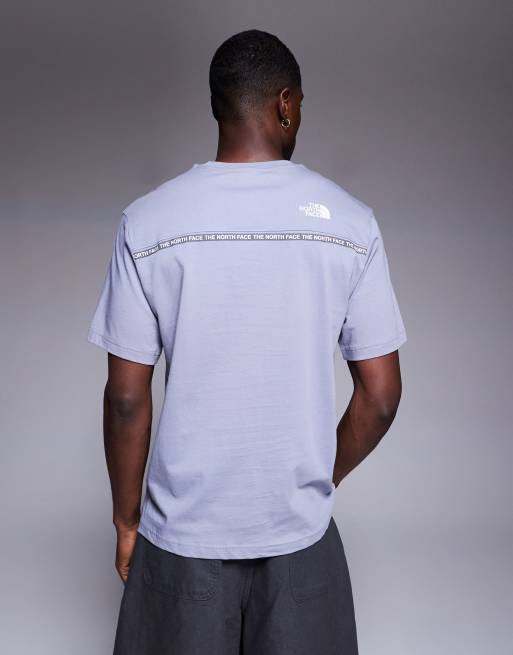 The North Face Zumu neck logo t-shirt in purple, 2 of 4