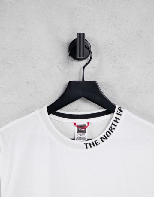 The North Face Zumu neck logo t-shirt in white | ASOS