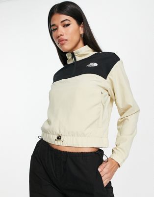 The North Face Zumu overhead track jacket in stone