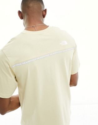 The North Face Zumu taped logo t-shirt in beige - ASOS Price Checker