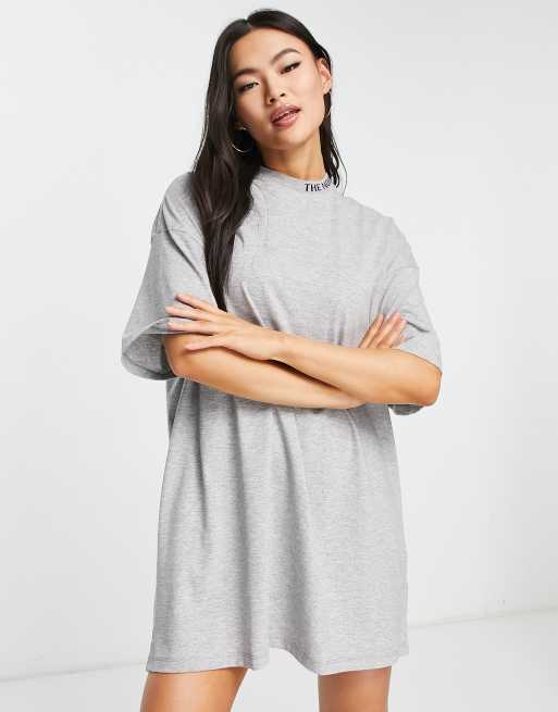 The North Face Zumu t-shirt dress in grey 