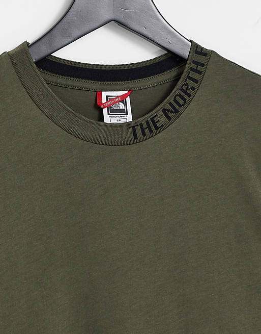  The North Face Zumu t-shirt in khaki 