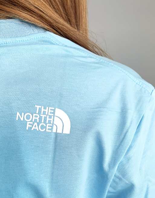 T shirt the discount north face bleu