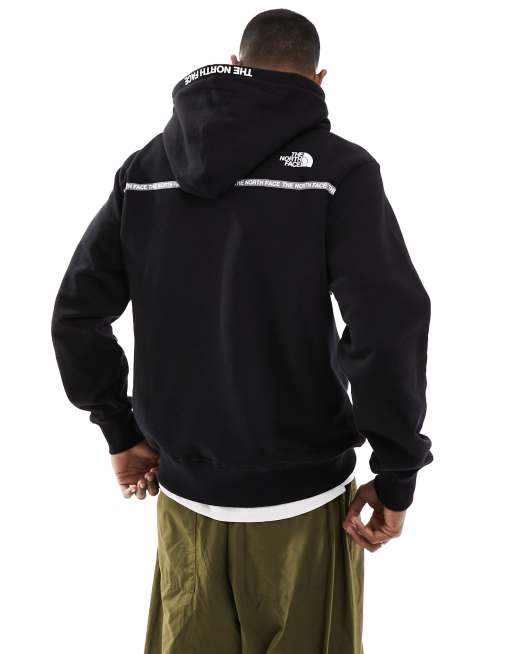 North face tape store hoodie