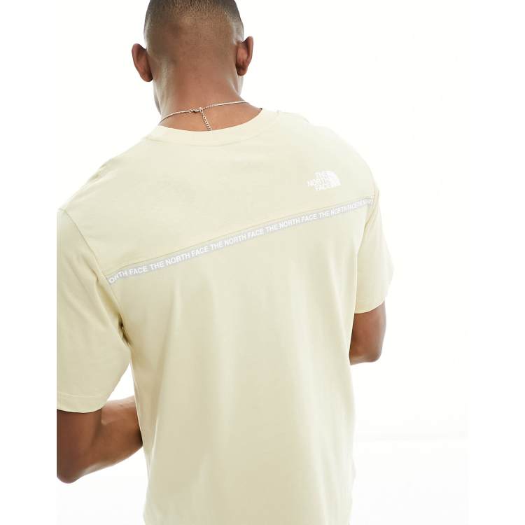 The North Face Zumu taped logo t-shirt in beige | ASOS