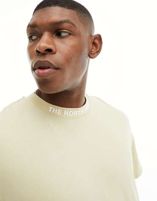 The North Face Zumu taped logo t-shirt in beige | ASOS