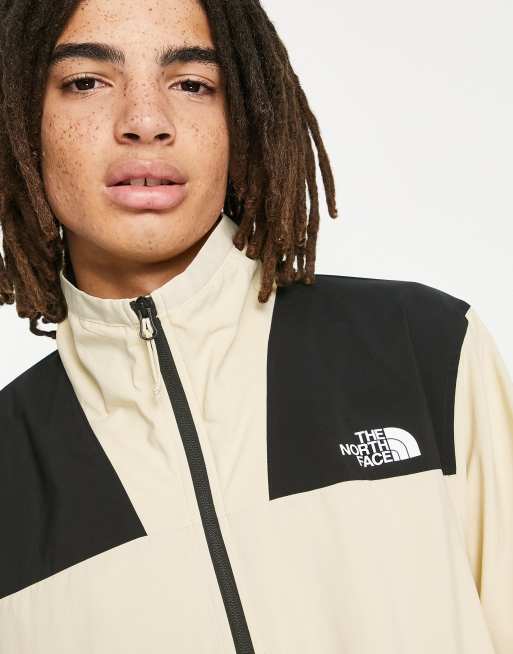 The North Face Zumu woven track jacket in stone and black, 3 of 4