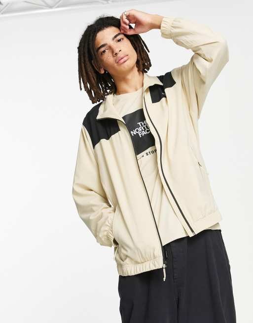 The North Face Zumu woven track jacket in stone and black, 4 of 4