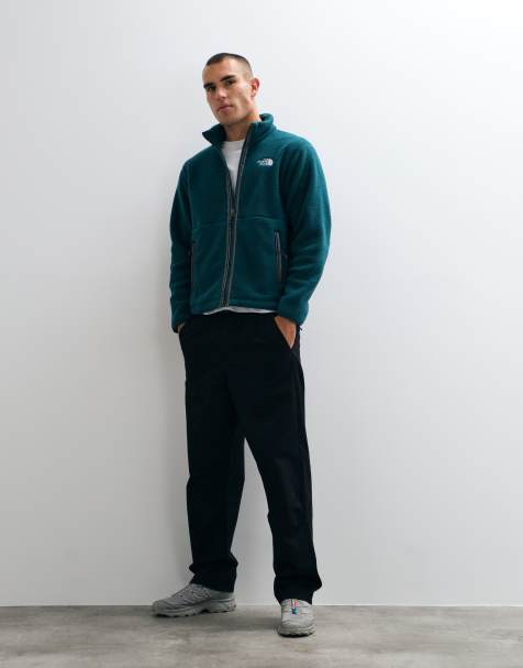 The North Flace - chaqueta Fleeski con cremallera completa en verde - view 1